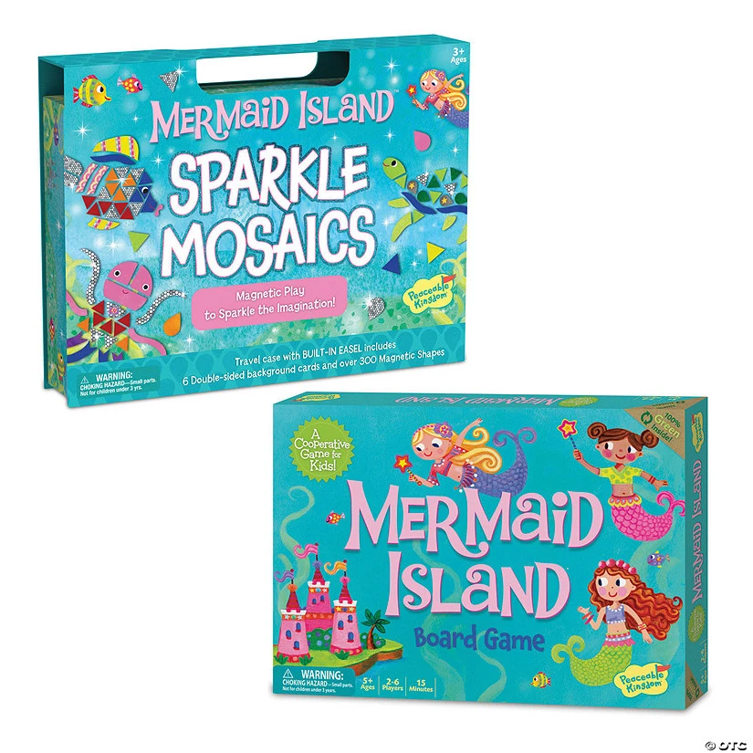 Mermaid Island Game And Sparkle Mosaics With FREE Diary 1 Mermaid Island Game And Sparkle Mosaics With FREE Diary