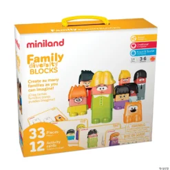 Children Toy Store 27 Miniland: Educational Family Diversity Blocks