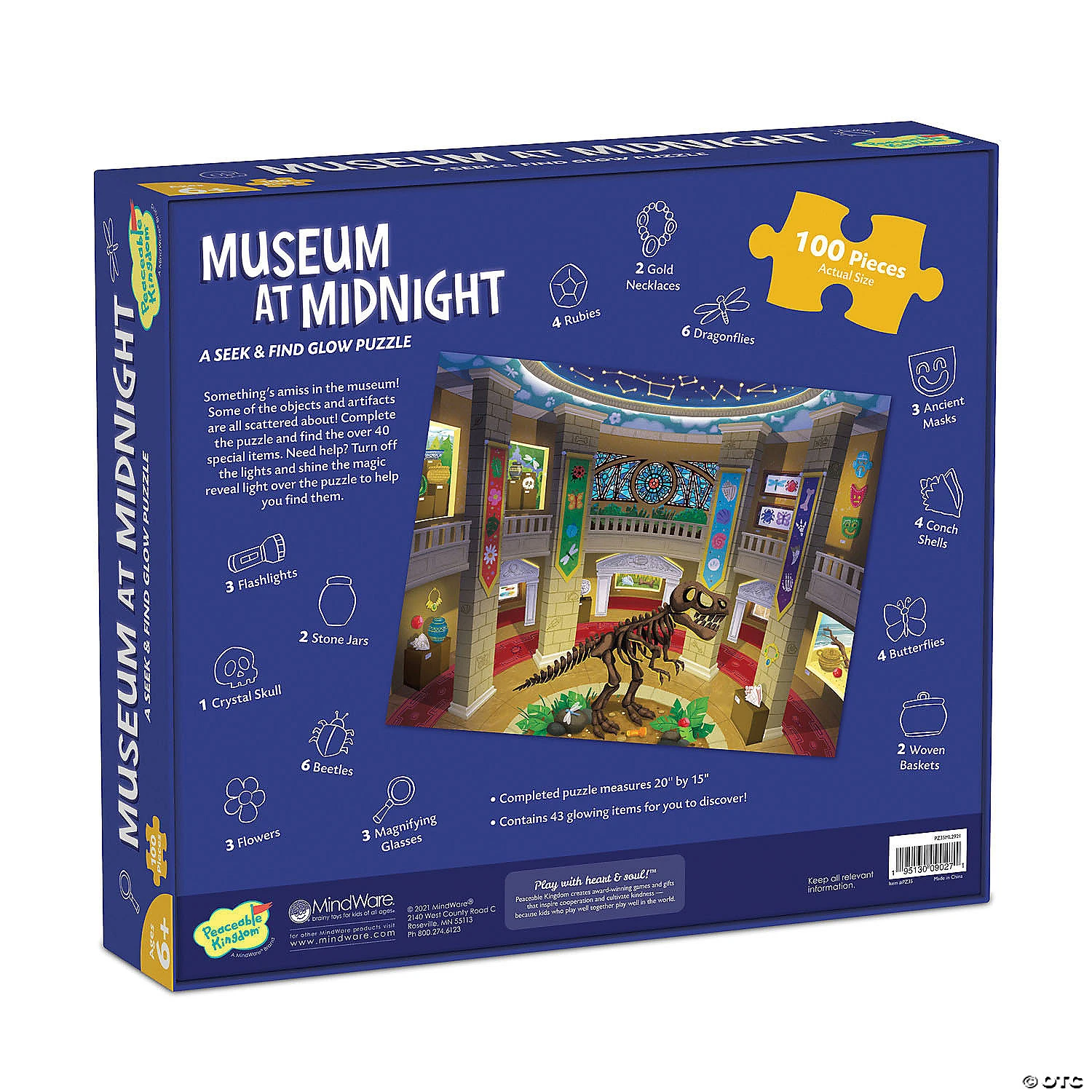 Museum At Midnight Seek And Find Glow Puzzle 4 Museum At Midnight Seek And Find Glow Puzzle - Image 4