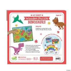 My First Wooden Puzzle: Dinosaurs 9 My First Wooden Puzzle: Dinosaurs -Children Toy Store my first wooden puzzle dinosaurspz58 a05