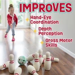 Oh So Fun! Deluxe Bowling Set -Children Toy Store oh so fun deluxe bowling set14152373 a02