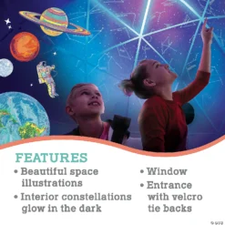 Oh So Fun! Deluxe Glow-in-the-Dark Space Fort -Children Toy Store oh so fun deluxe glow in the dark space fort14123711 a03