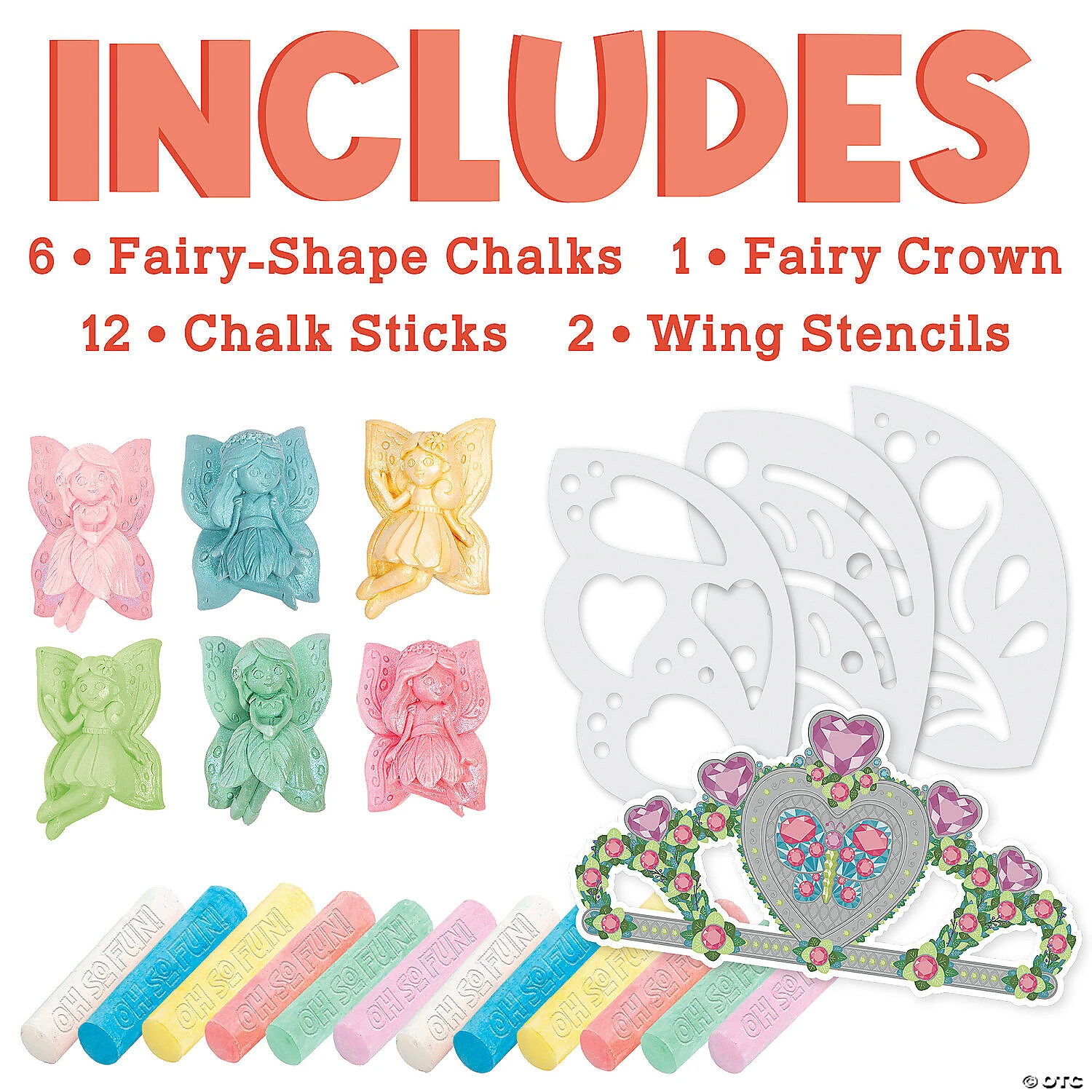 Oh So Fun! Fairy Chalk Set 2 Oh So Fun! Fairy Chalk Set - Image 2