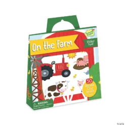 On The Farm Reusable Sticker Tote