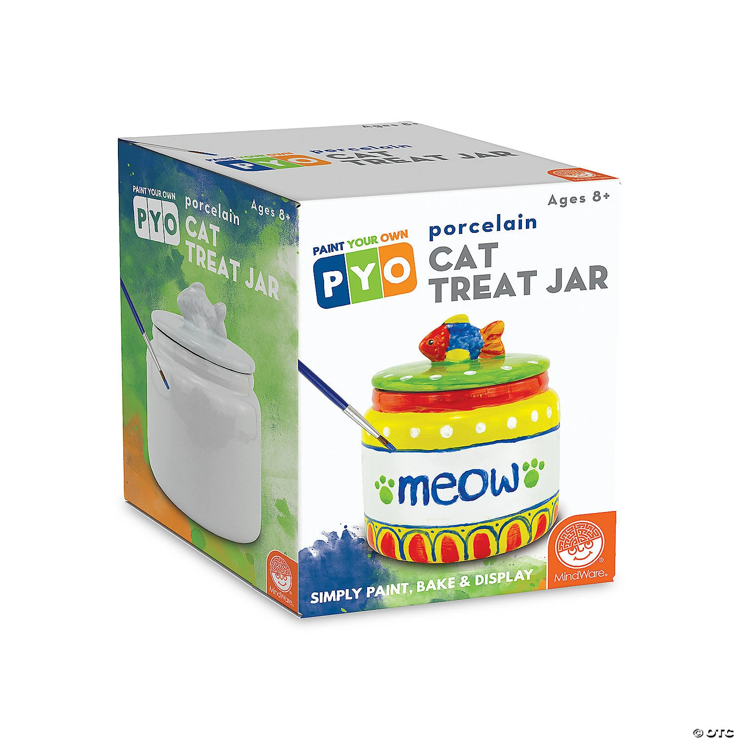 Paint Your Own Porcelain: Cat Treat Jar 1 Paint Your Own Porcelain: Cat Treat Jar