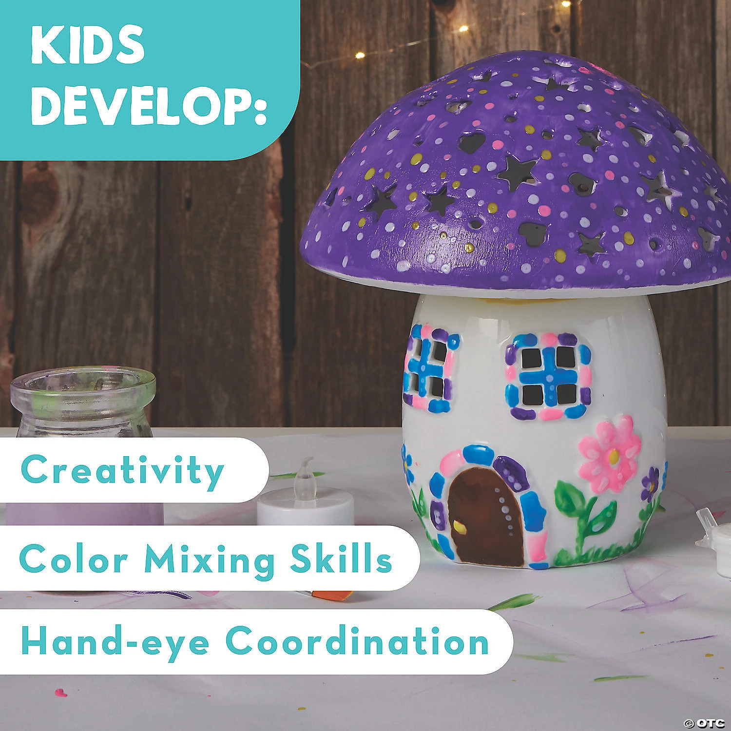 Paint Your Own Porcelain Fairy Light 5 Paint Your Own Porcelain Fairy Light - Image 5