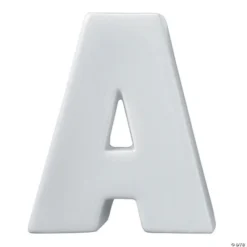 Paint Your Own Porcelain Letter A