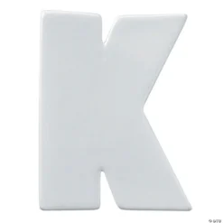 Paint Your Own Porcelain Letter K