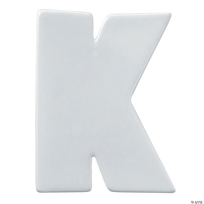 Paint Your Own Porcelain Letter K 1 Paint Your Own Porcelain Letter K