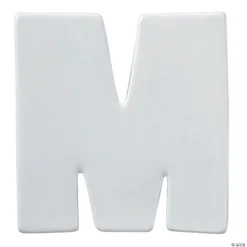 Paint Your Own Porcelain Letter M