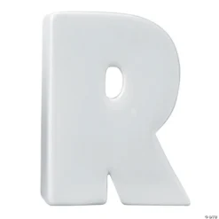 Paint Your Own Porcelain Letter R