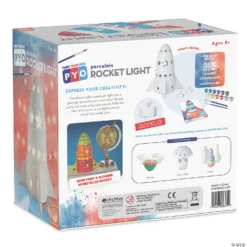 Paint Your Own Porcelain Light: Rocket 9 Paint Your Own Porcelain Light: Rocket -Children Toy Store paint your own porcelain light rocket13947323 a05