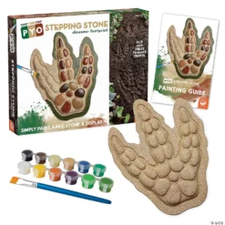 Paint Your Own Stepping Stone: Dinosaur Footprint -Children Toy Store paint your own stepping stone dinosaur footprint13838209 a05