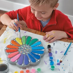 Paint Your Own Stepping Stone: Flower -Children Toy Store paint your own stepping stone flower13786929 a02