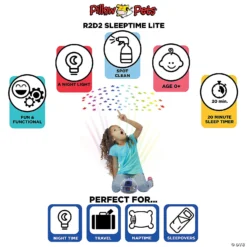 Pillow Pet - R2D2 Sleeptime Lite Star Wars -Children Toy Store pillow pet r2d2 sleeptime lite star wars14166817 a03