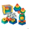 Popular Playthings Hexacus® Stacking Set, 12 Pieces