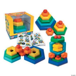 Popular Playthings Hexacus® Stacking Set, 12 Pieces