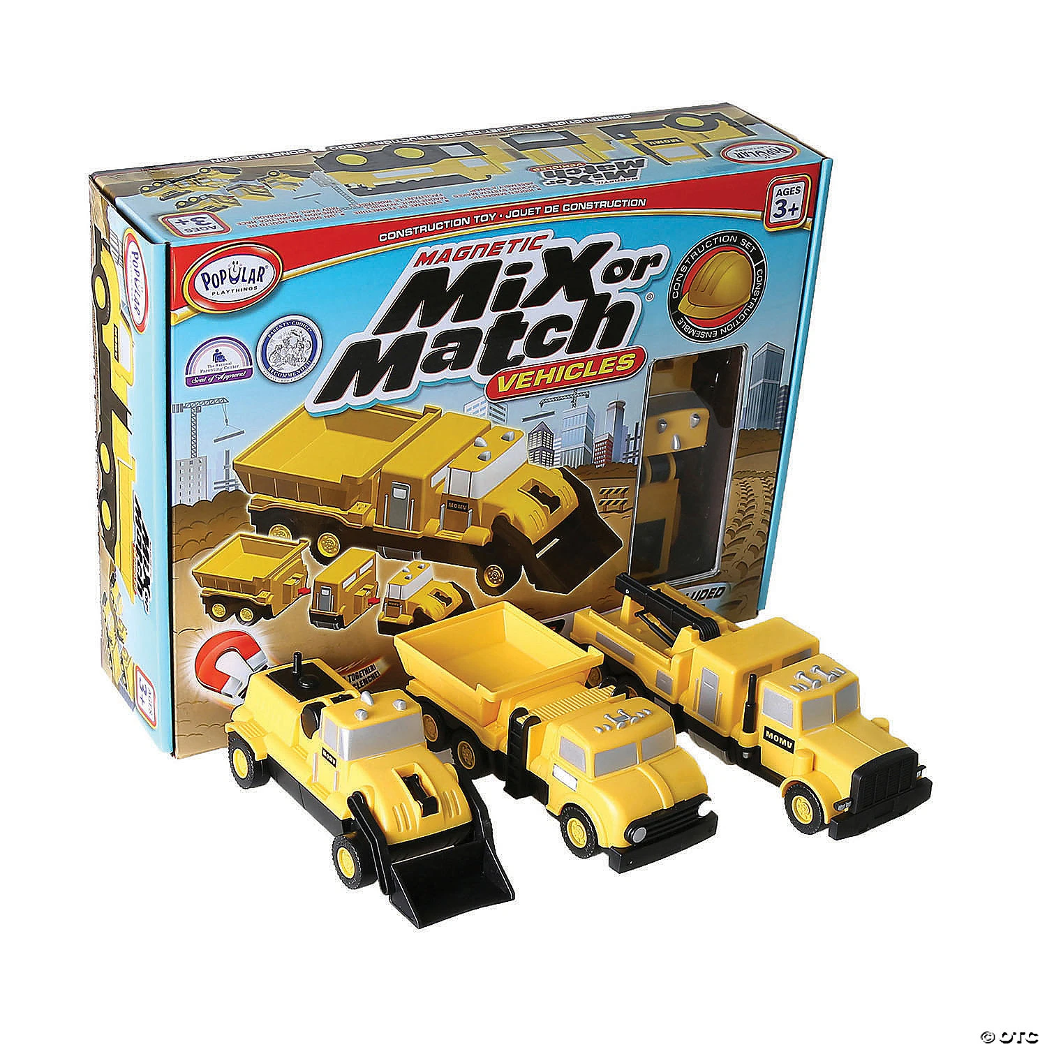 Popular Playthings Magnetic Mix Or Match® Construction Vehicles 1 Popular Playthings Magnetic Mix Or Match® Construction Vehicles