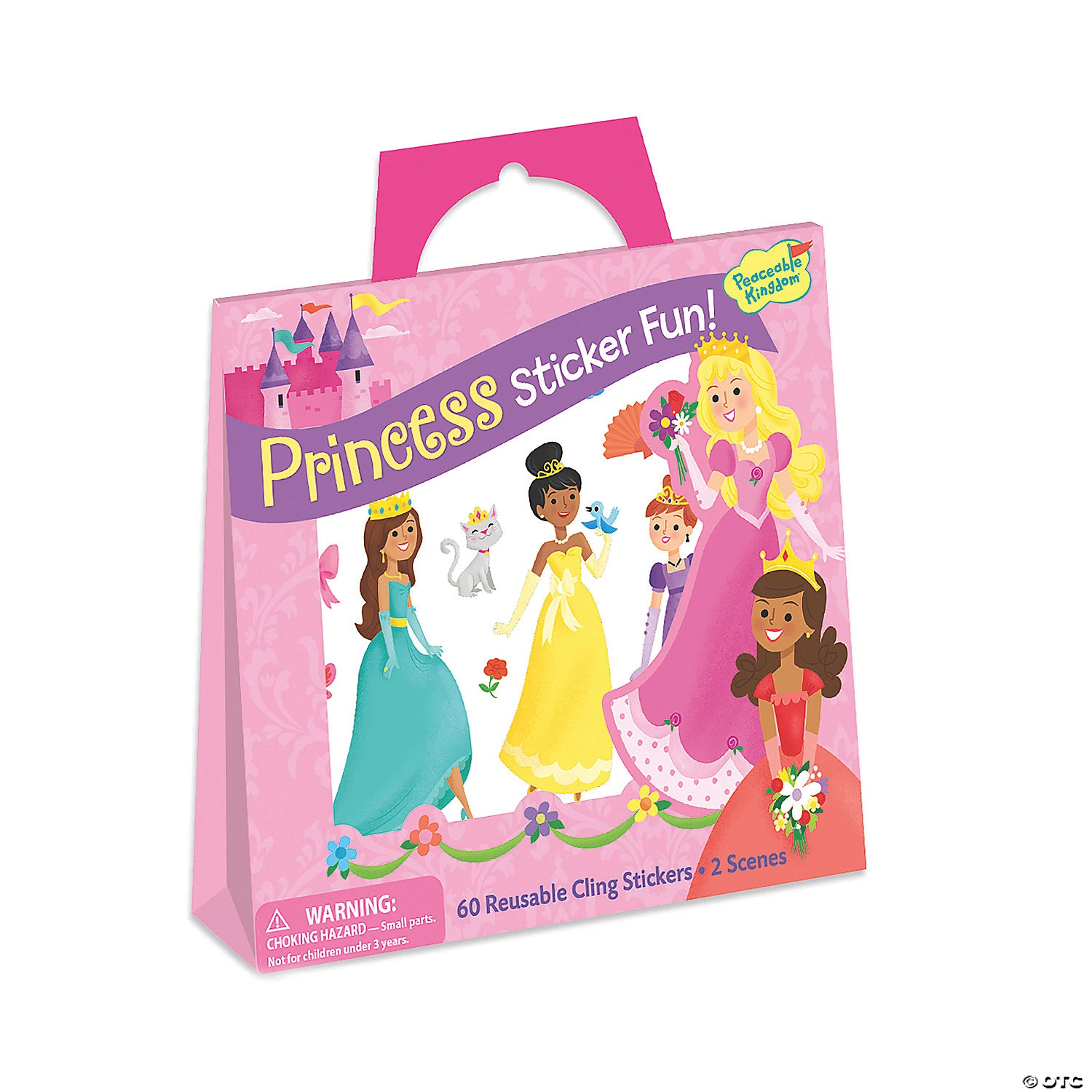 Princess Reusable Sticker Tote 1 Princess Reusable Sticker Tote