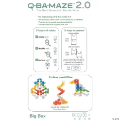 Q-BA-MAZE 2.0: Big Box Plus FREE Light-Up Cubes -Children Toy Store q ba maze 2 0 big box plus free light up cubes48168 a05