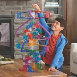 Q-BA-MAZE 2.0: Rails Extreme Set With FREE Light-Up Cube Pack