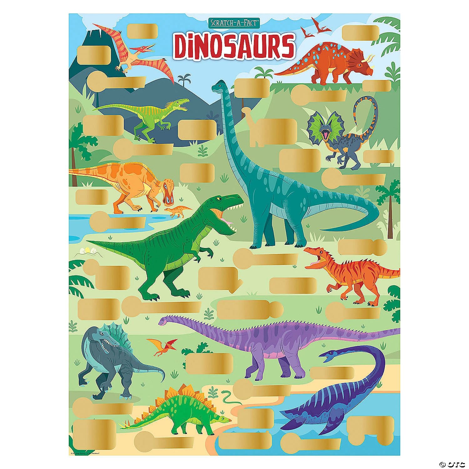 Scratch-a-Fact Poster: Dinosaurs 1 Scratch-a-Fact Poster: Dinosaurs