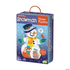 Shimmery Snowman Floor Puzzle -Children Toy Store shimmery snowman floor puzzlepz38 a05