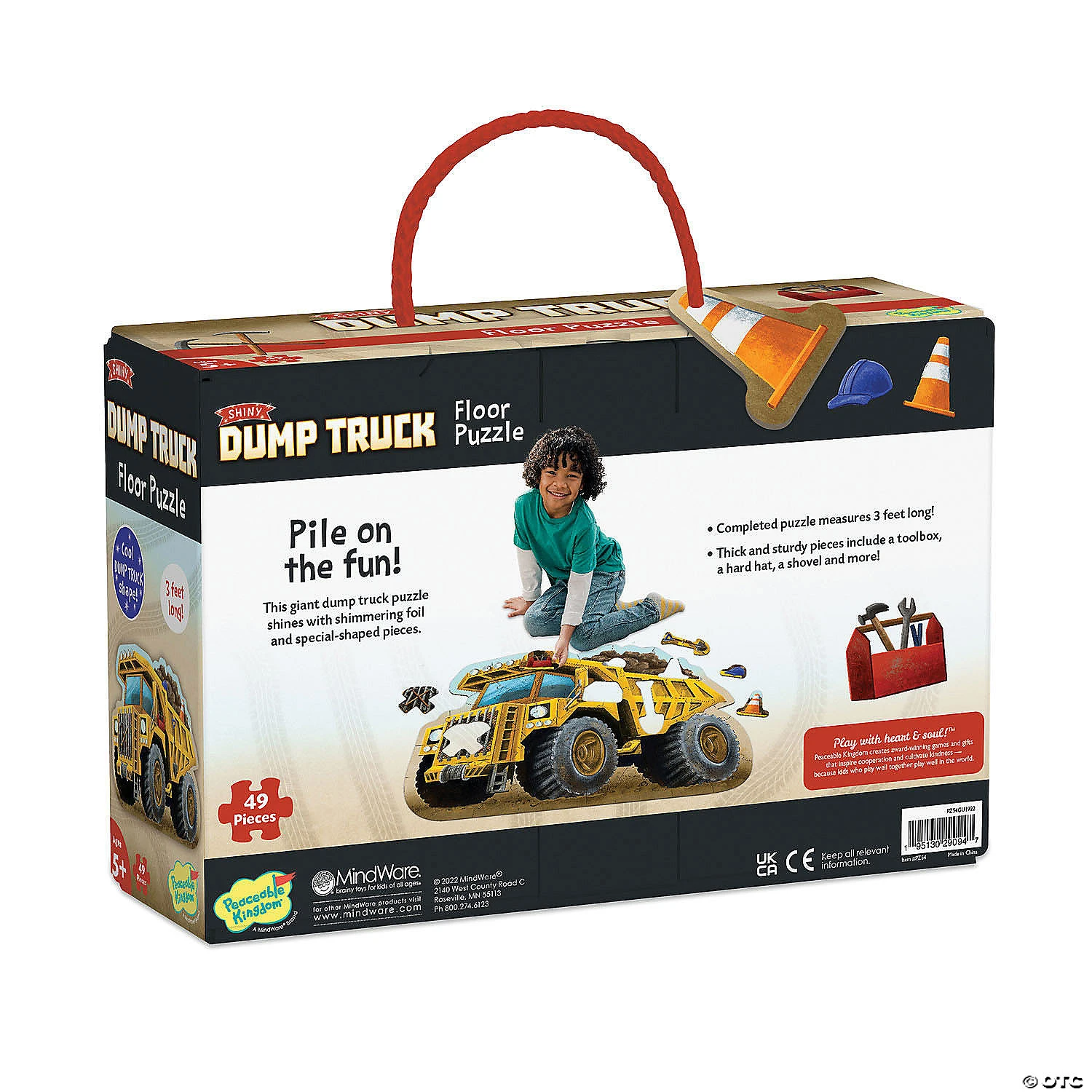Shiny Dump Truck Floor Puzzle 5 Shiny Dump Truck Floor Puzzle - Image 5