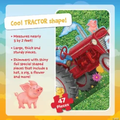Shiny Tractor Floor Puzzle -Children Toy Store shiny tractor floor puzzle14125381 a03