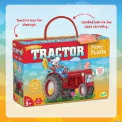 Shiny Tractor Floor Puzzle -Children Toy Store shiny tractor floor puzzle14125381 a05