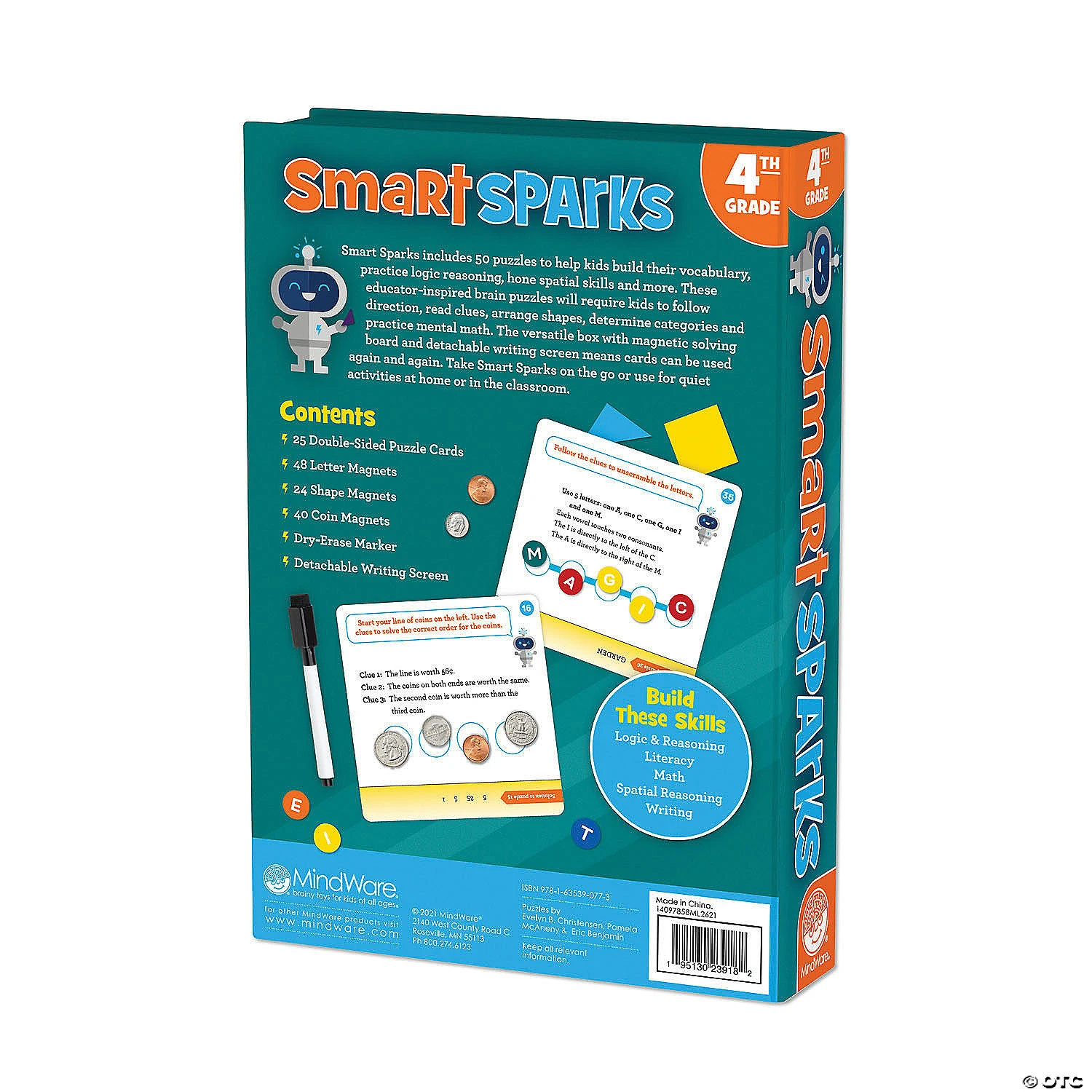 Smart Sparks Brainy Puzzles: Grade 4 3 Smart Sparks Brainy Puzzles: Grade 4 - Image 3