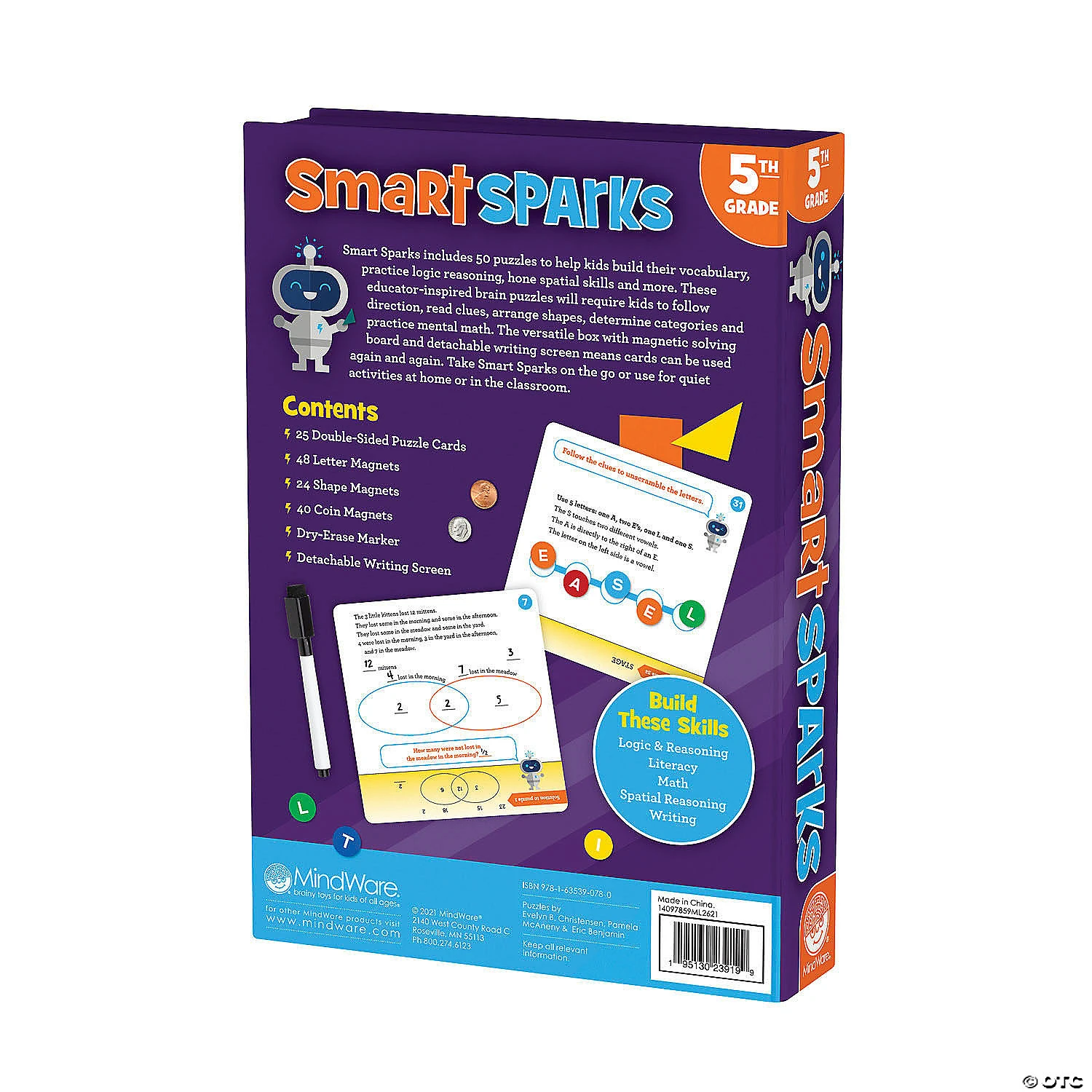 Smart Sparks Brainy Puzzles: Grade 5 3 Smart Sparks Brainy Puzzles: Grade 5 - Image 3