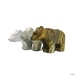 Soapstone Carving Kits: Bear & Wolf -Children Toy Store soapstone carving kits bear and wolf14109224 a02