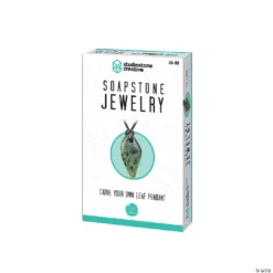 Soapstone Jewelry Carving Kits: Leaf