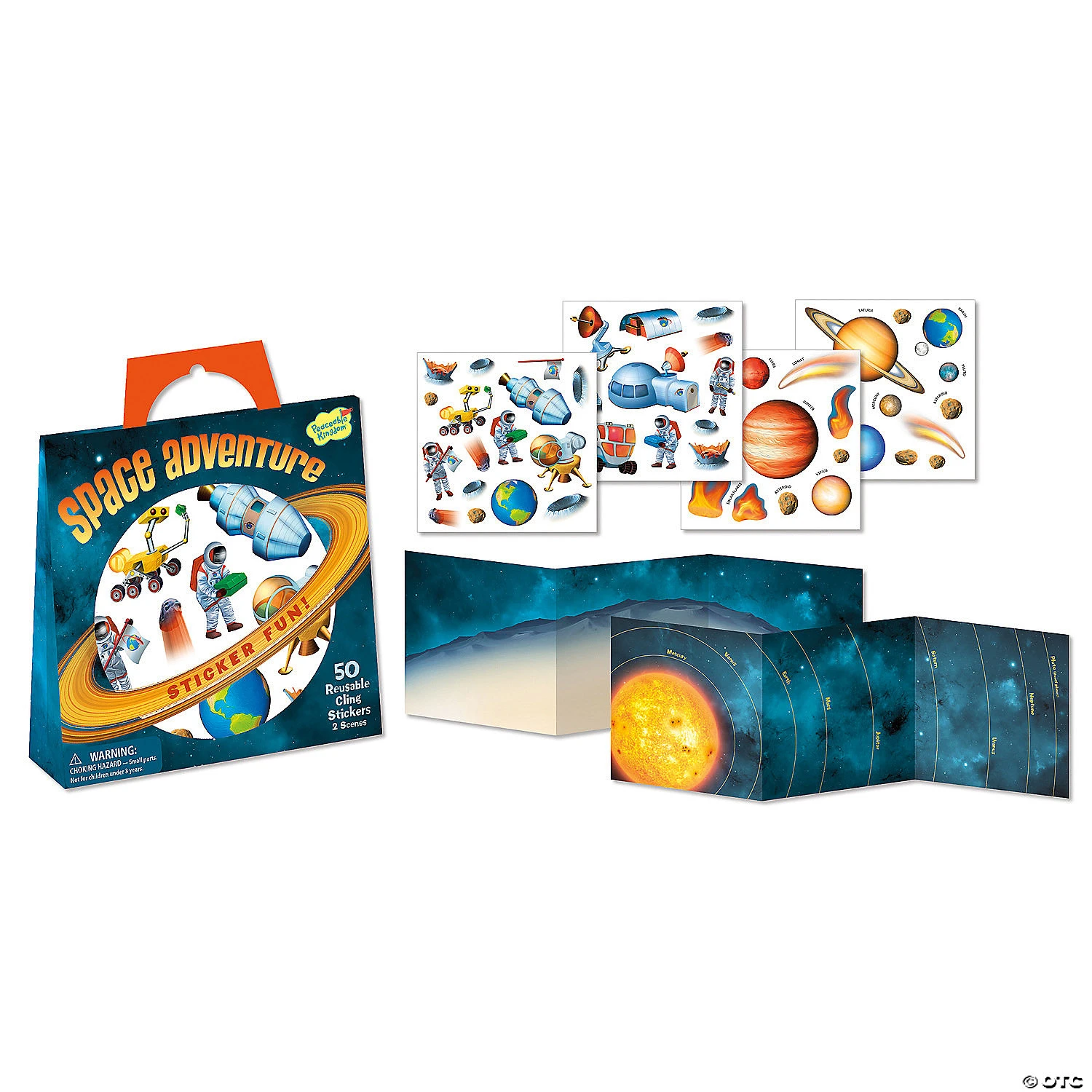 Space Adventure Reusable Sticker Tote 2 Space Adventure Reusable Sticker Tote - Image 2