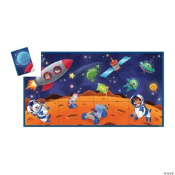 Space Match Up Game & Puzzle -Children Toy Store space match up game and puzzlemu24 a02