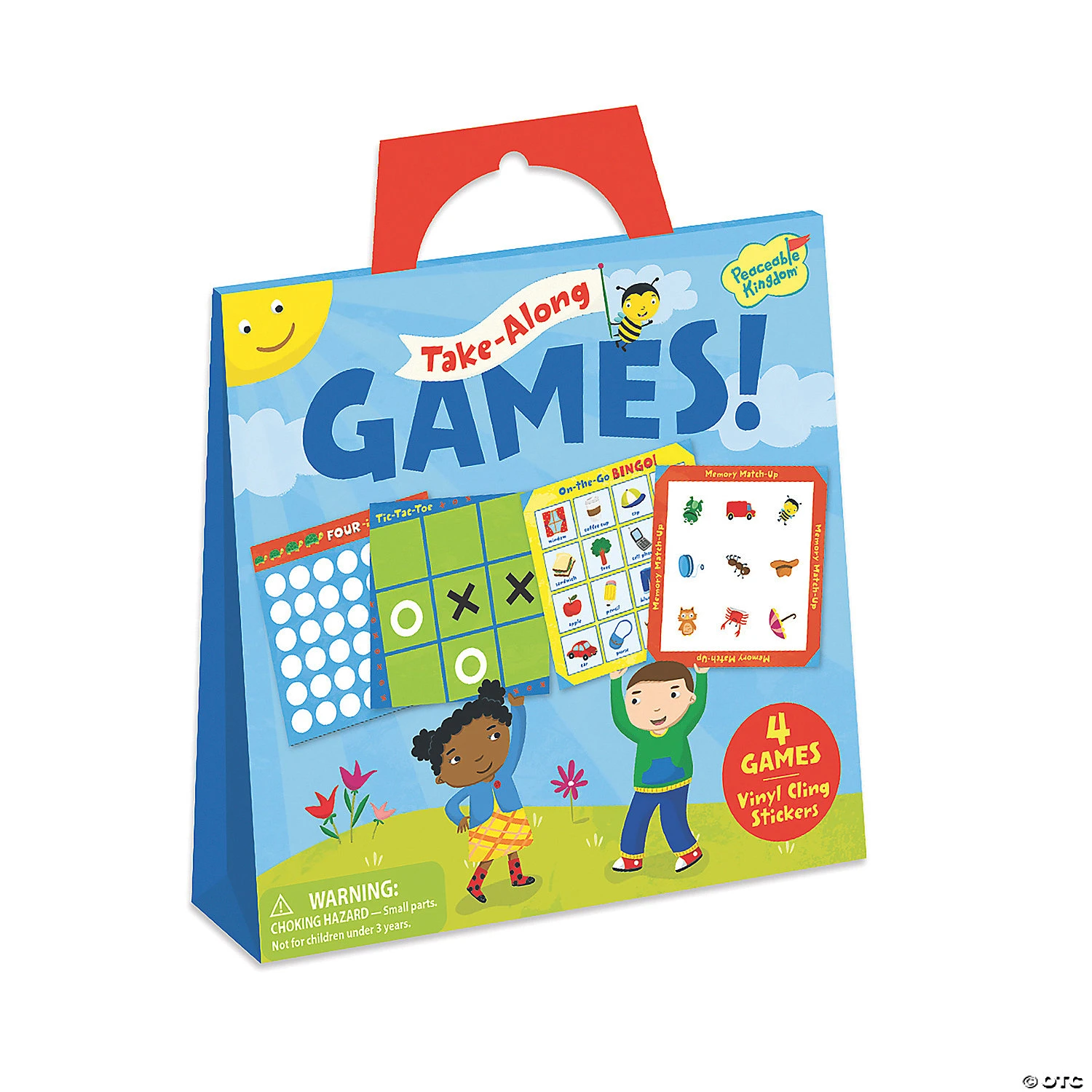 Take-Along Games Reusable Sticker Tote 1 Take-Along Games Reusable Sticker Tote