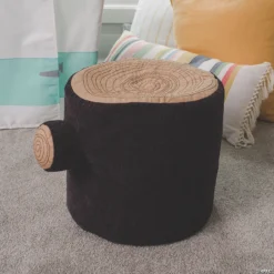 Tree Stump Pouf