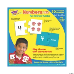 TREND Enterprises, Inc. Numbers 1-20 Fun-to-Know® Jigsaw Puzzles Activity -Children Toy Store trend enterprises inc numbers 1 20 fun to know jigsaw puzzles activity13965395 a02