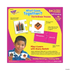 TREND Enterprises, Inc. - What Goes Together? Fun-to-Know® Jigsaw Puzzles -Children Toy Store trend enterprises inc what goes together fun to know jigsaw puzzles13965397 a02