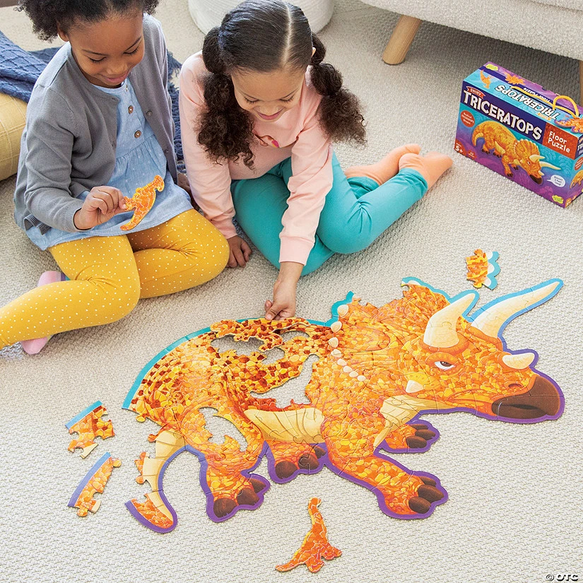 Triceratops Floor Puzzle 1 Triceratops Floor Puzzle