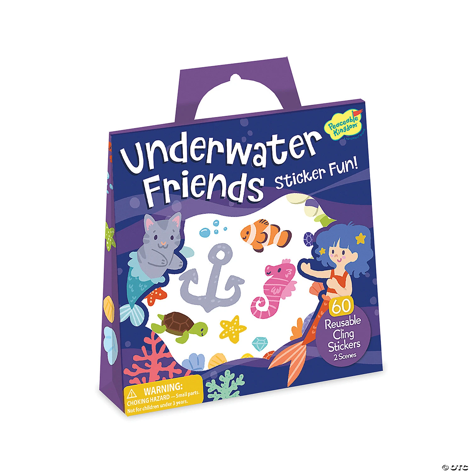 Underwater Friends Reusable Sticker Tote 1 Underwater Friends Reusable Sticker Tote