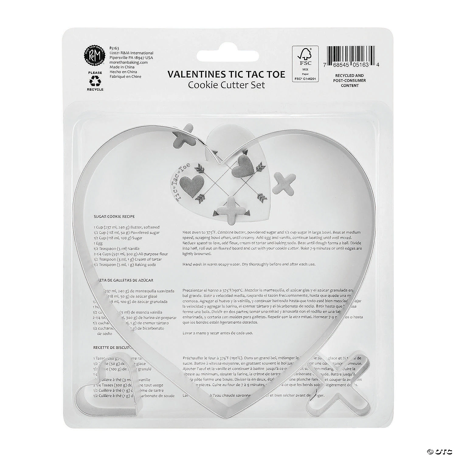 Valentine 10 Piece Cookie Cutter Set 3 Valentine 10 Piece Cookie Cutter Set - Image 3