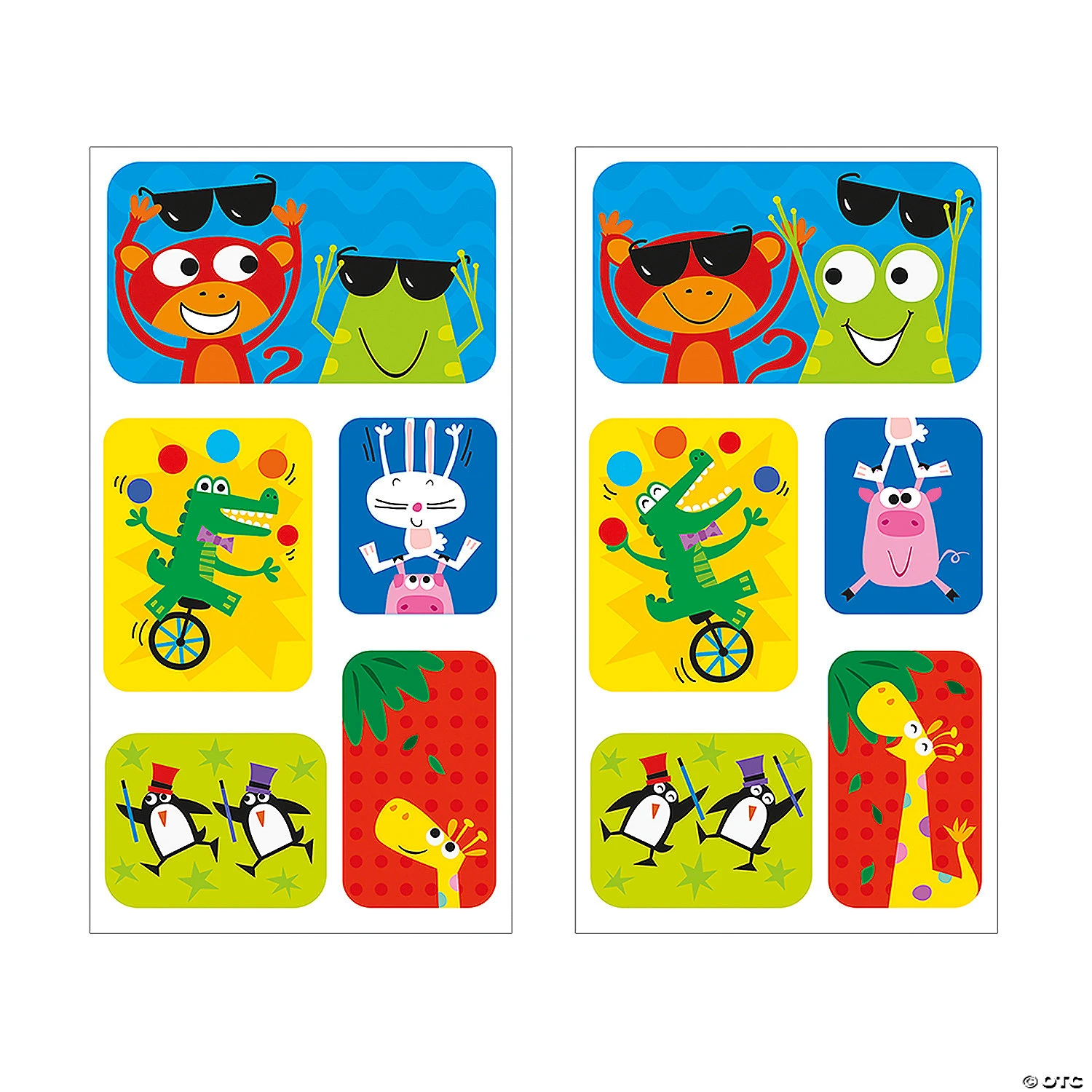 Wacky Animals Flicker Stickers: Pack Of 12 2 Wacky Animals Flicker Stickers: Pack Of 12 - Image 2