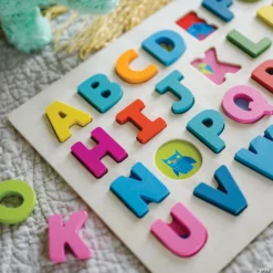 Wood Alphabet Puzzle -Children Toy Store wood alphabet puzzlepz47 a02