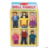 Wooden Family Doll Set